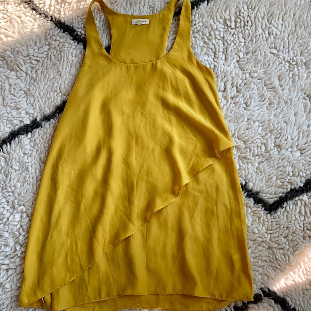 Yellow sleeveless dress from Urban Outfitters